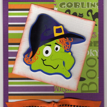 Fall Stack Halloween card