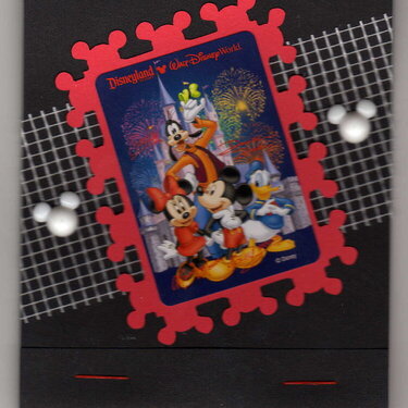Mickey &amp; friends matchbook