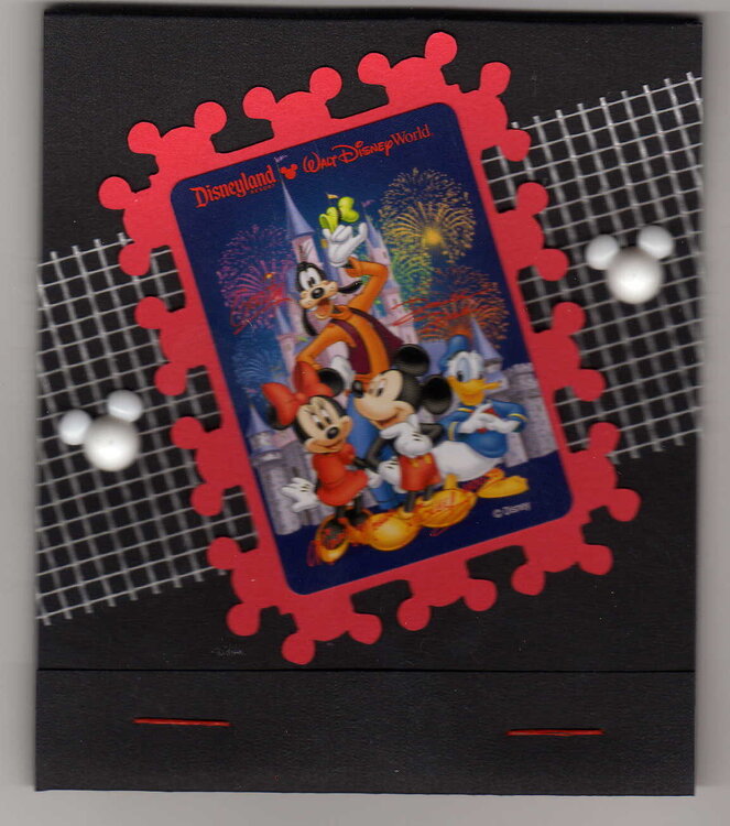 Mickey &amp; friends matchbook