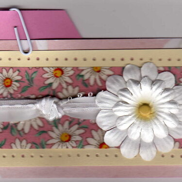 pierced flower file folder