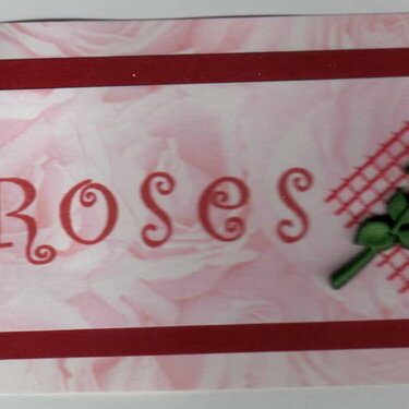 roses license plate