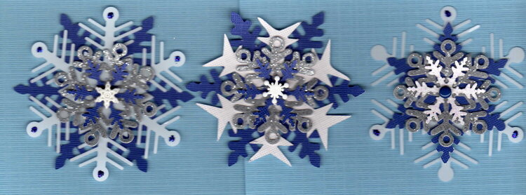 Stacked snowflakes 4