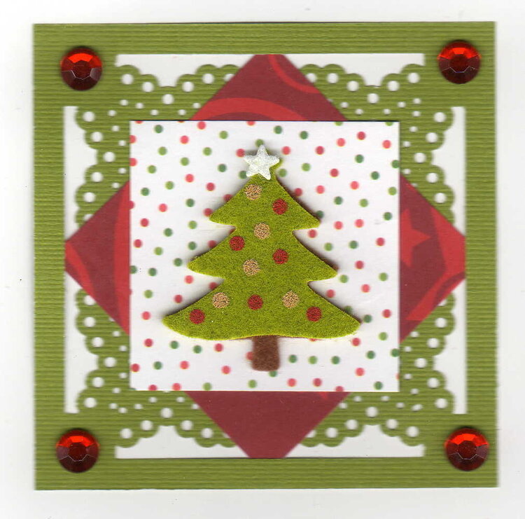 Christmas tree medallion