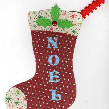 Christmas stocking tag