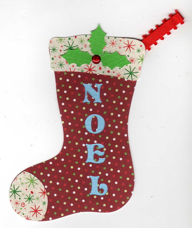 Christmas stocking tag
