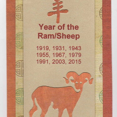 Year of the Ram tag