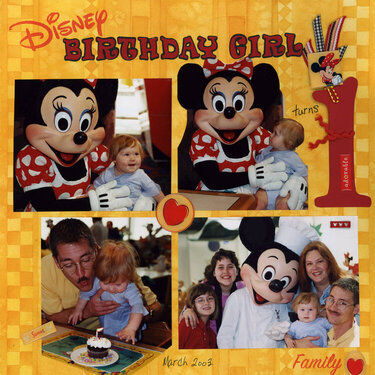 Disney B-day Girl