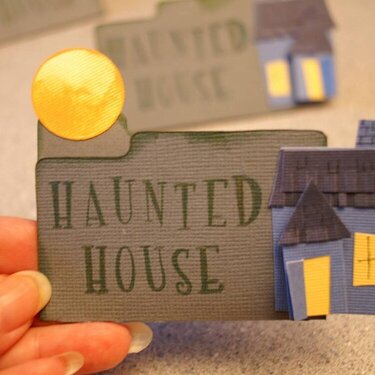 haunted house file folder