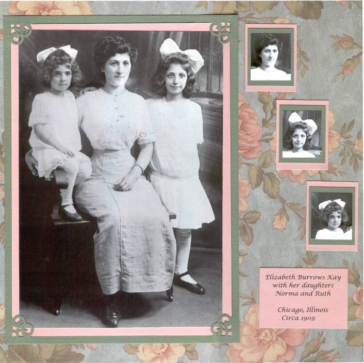 My Great-grandmother with her girls