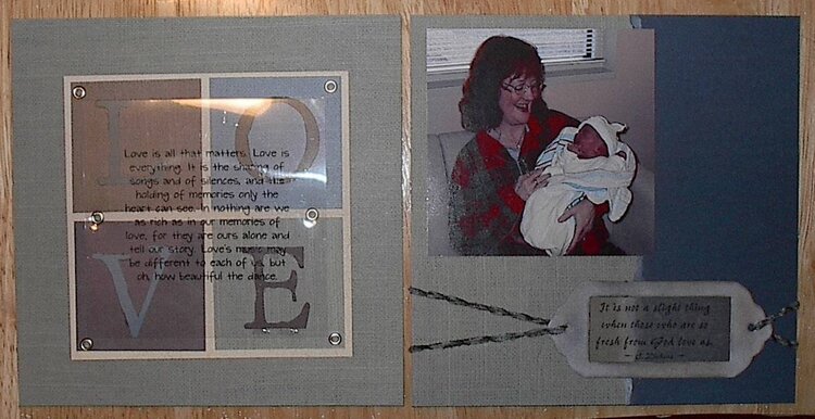 Mothers Day Mini Album - Page 3 &amp; 4
