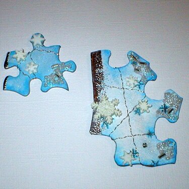 Winter Puzzle Piece Set