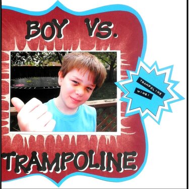 Boy vs. Trampoline