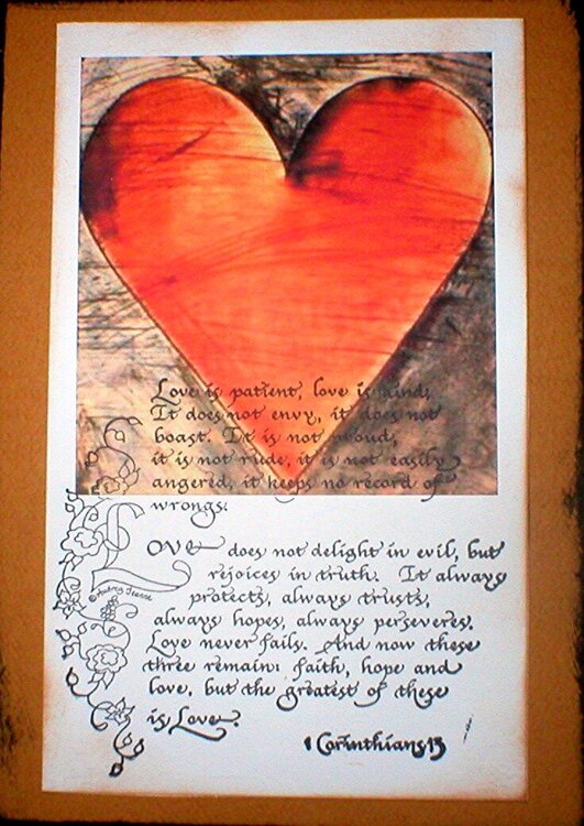 Love is....  -card