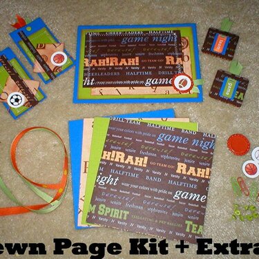 Sewn Page Kit - School Sports