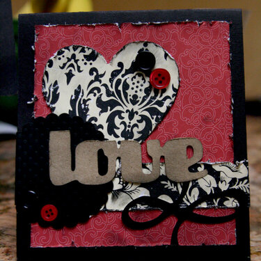 Love Valentine card