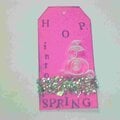 quilling spring tag