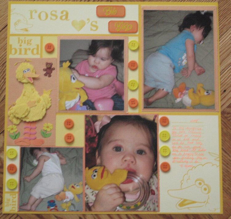 Rosa Loves Big Bird