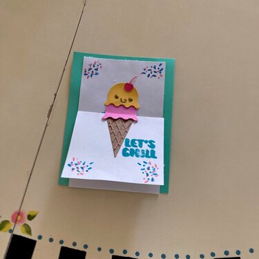 ice cream card