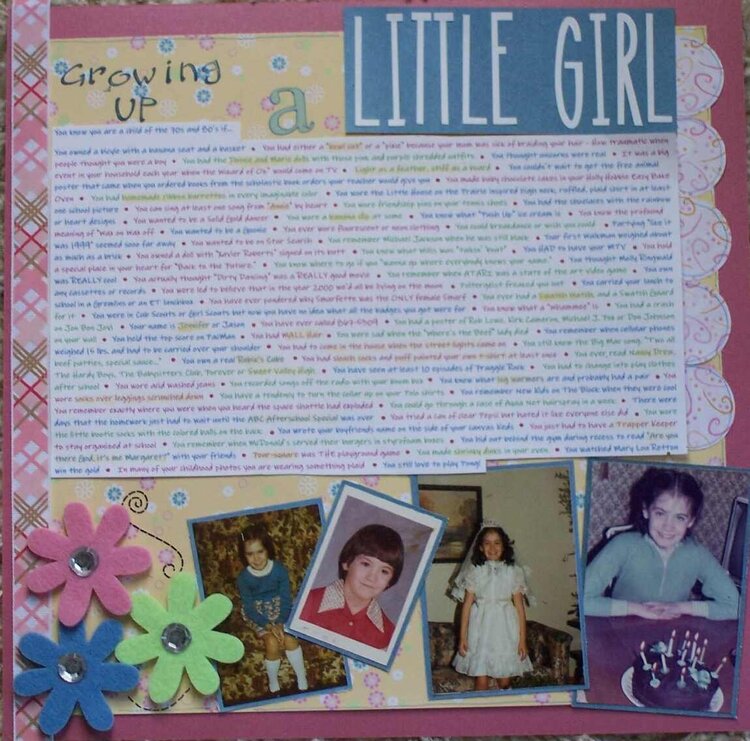 Growing Up a Little Girl in the 70&#039;s &amp; 80&#039;s - left side