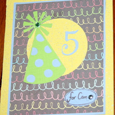 5 - birthday card