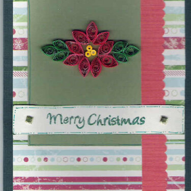 Quilled Christmas Card
