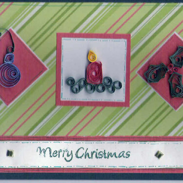Quilled Christmas Card #2