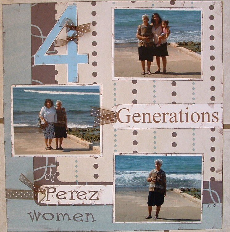 4 Generations of Perez Women