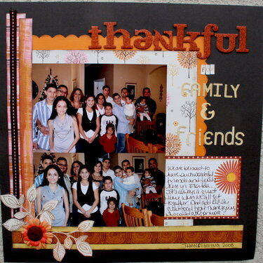 *Thankful for Family &amp; Friends*