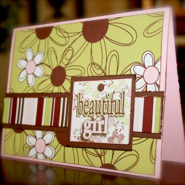*Beautiful Girl Card*