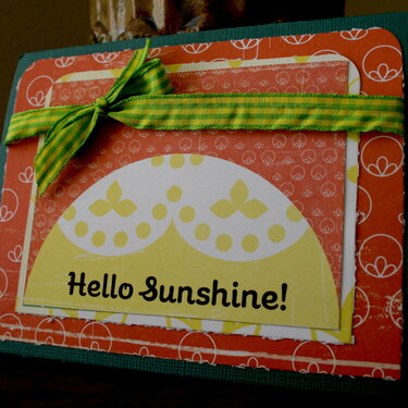 *Hello Sunshine*