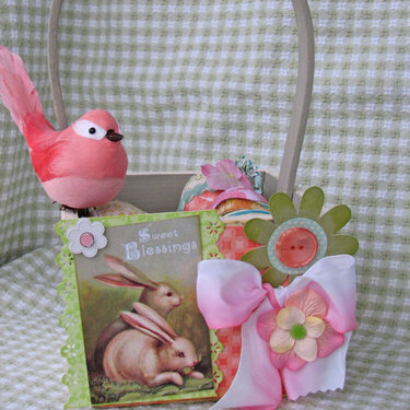 Spring Blessings Easter Egg Basket