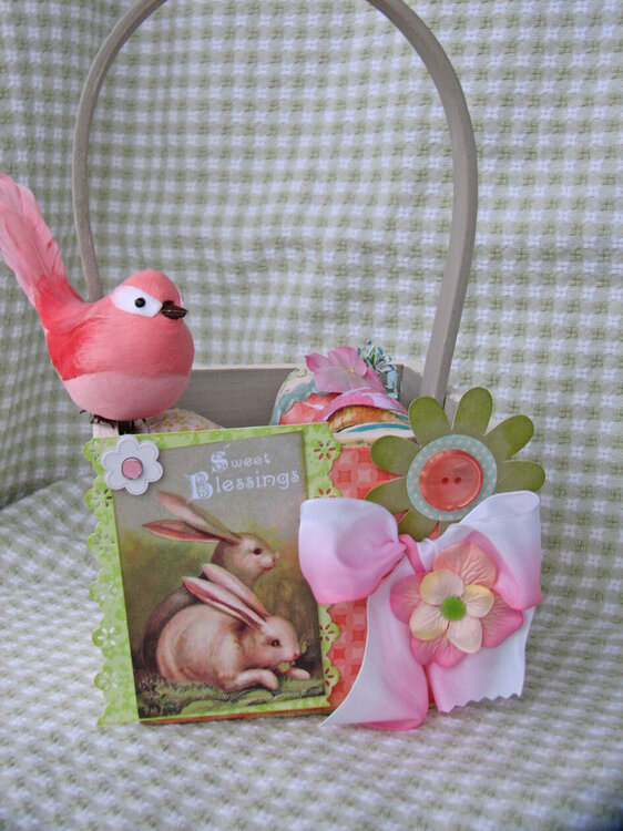 Spring Blessings Easter Egg Basket