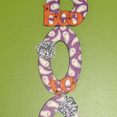 Boo To You Wall Hanging