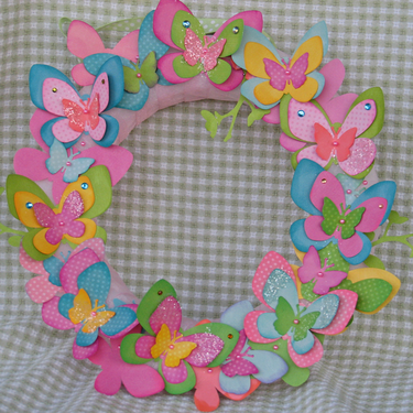 Spring Butterfly Wreath