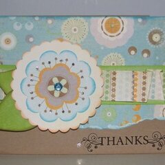 Crate Paper "Thanks" Card