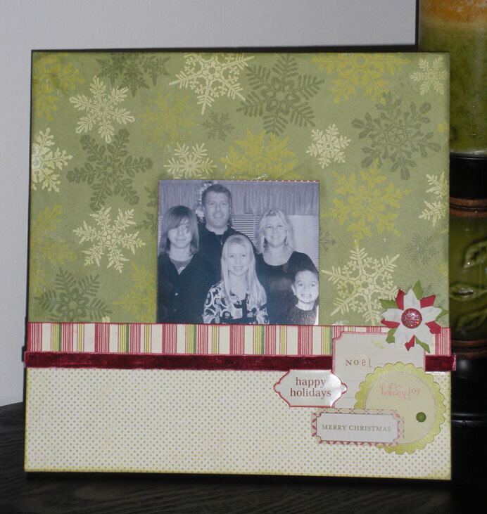 Fa La La Holiday Picture Frame