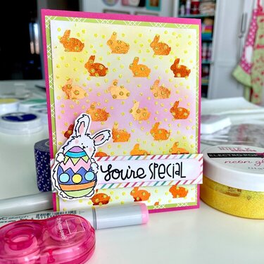 You&#039;re Special Easter Card with Deco Foil Basket of Fun