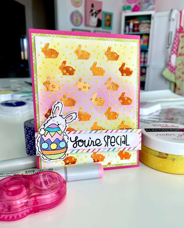 You&#039;re Special Easter Card with Deco Foil Basket of Fun