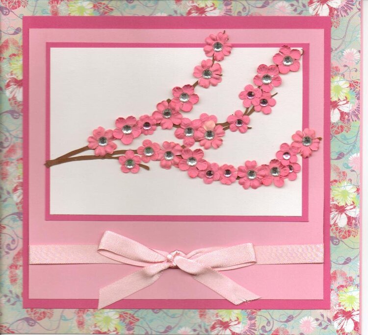 Cherry blossom card