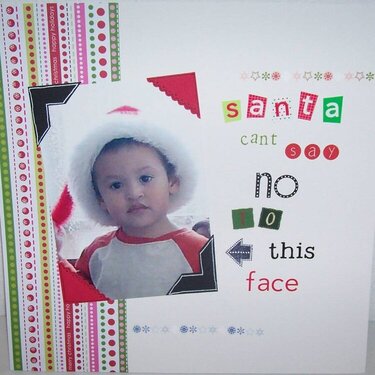 Santa can&#039;t say NO to this face