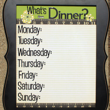 What&#039;s for Dinner? ~ Menu Board ~ Birds of a Feather Kit Co.