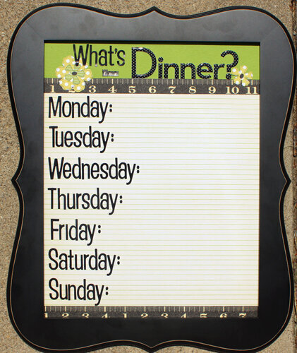 What&#039;s for Dinner? ~ Menu Board ~ Birds of a Feather Kit Co.