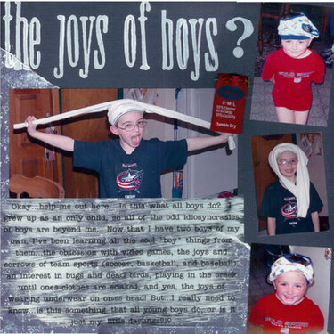 The Joys of Boys