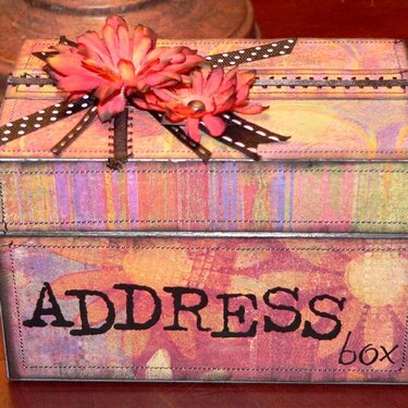 Address Box (Latered File Box) - Basic Grey FUSION