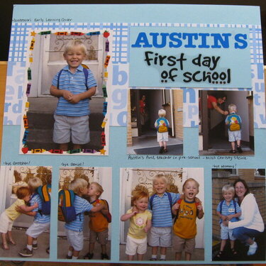 Austin&#039;s 1st preschool pg. 1