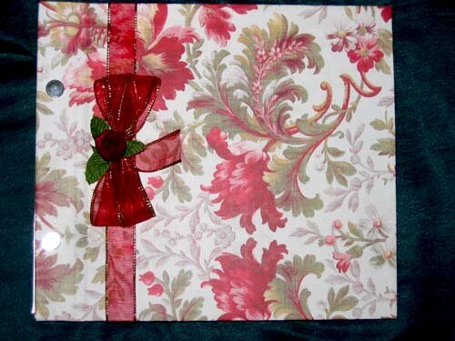 handmade album - floral 6x6