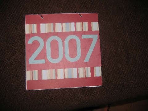 2007 calendar front cover