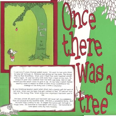 once there was a tree