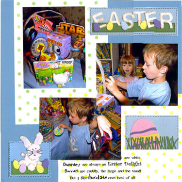 Caleb&#039;s Easter - left