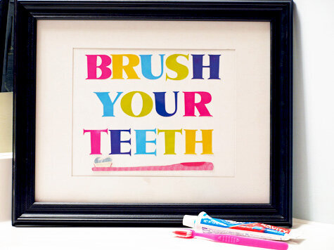 Brush Your Teeth *American Crafts*
